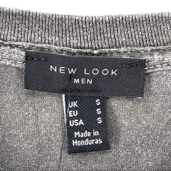 New Look Men's Short Sleeve Overdyed T-shirt - S - Picture 4 of 6